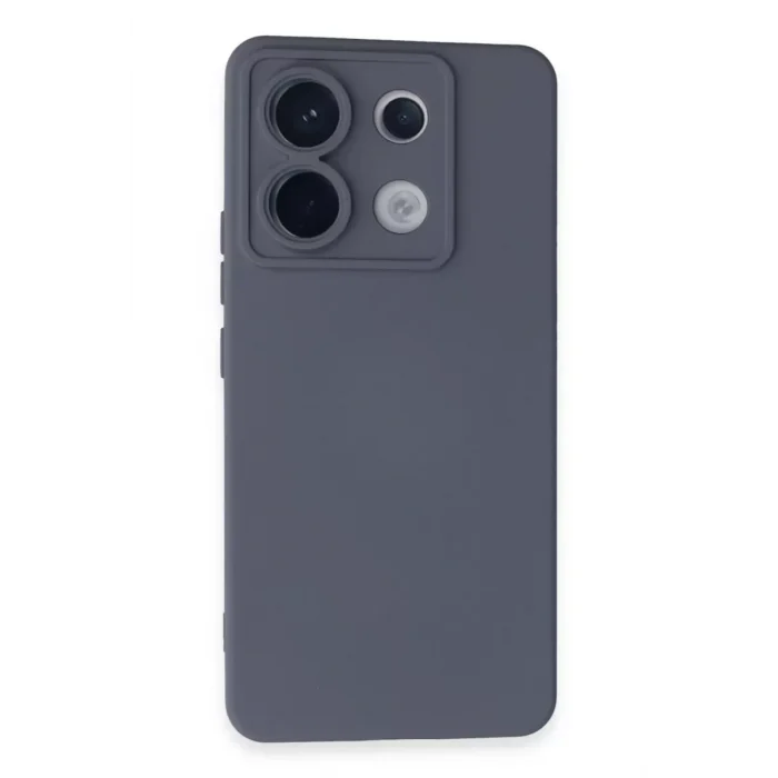 Mey İthalat®   Redmi Note 13 Pro 5G Kılıf Nano içi Kadife Silikon - Gri