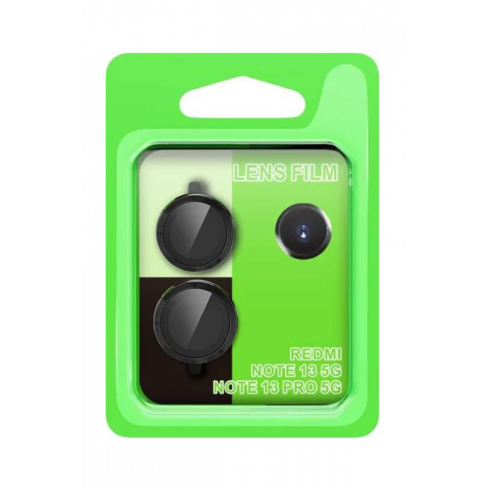 Mey İthalat®   Redmi Note 13 Pro 5G Raze Metal Kamera Lens - Siyah