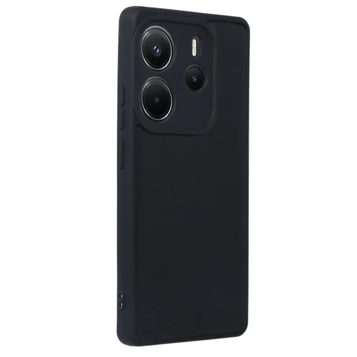 Mey İthalat®   Redmi Note 14 4G Kılıf Aras Deri Kapak - Siyah