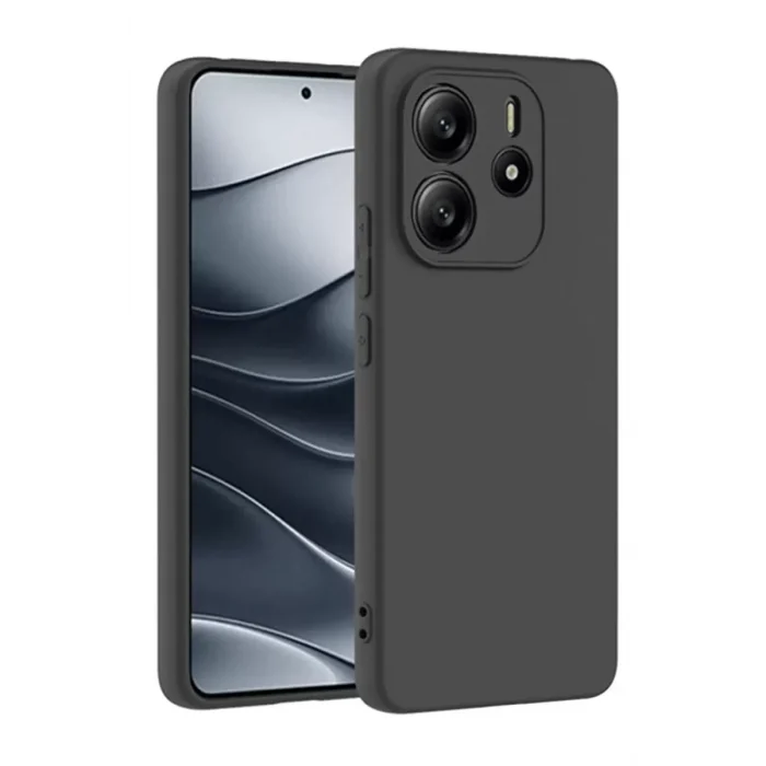 Mey İthalat®   Redmi Note 14 4G Kılıf First Silikon - Siyah