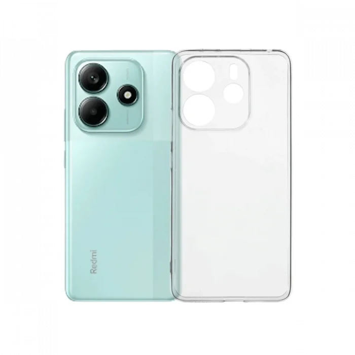 Mey İthalat®   Redmi Note 14 4G Kılıf Lüx Şeffaf Silikon