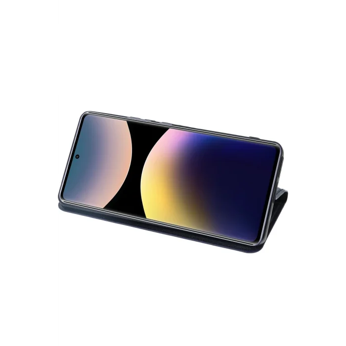 Mey İthalat®   Redmi Note 14 Pro 4G Kılıf Trend S Plus Kapaklı Kılıf - Yeşil