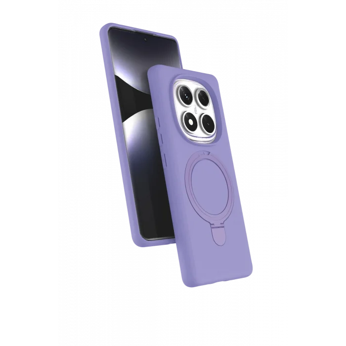 Mey İthalat®   Redmi Note 14 Pro 4G Regal Magsafe Standlı Kapak - Lila