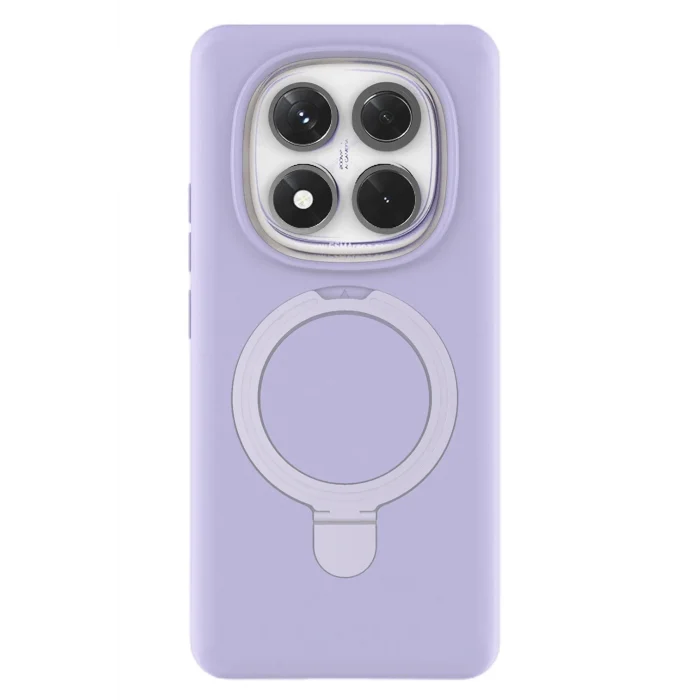 Mey İthalat®   Redmi Note 14 Pro 4G Regal Magsafe Standlı Kapak - Lila