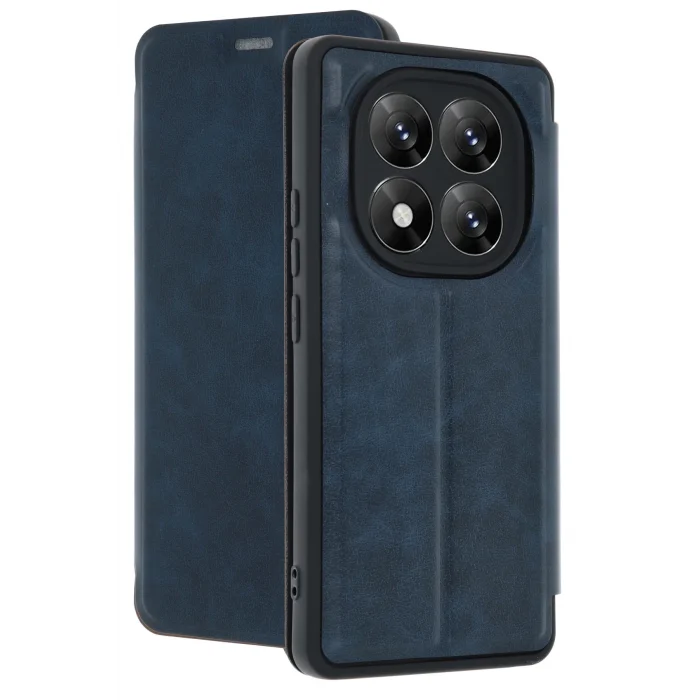 Mey İthalat®   Redmi Note 14 Pro 5G Kılıf Flip Cover - Lacivert