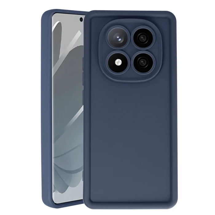 Mey İthalat®   Redmi Note 14 Pro 5G Kılıf Viera Silikon - Lacivert