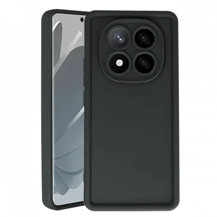 Mey İthalat®   Redmi Note 14 Pro 5G Kılıf Viera Silikon - Siyah