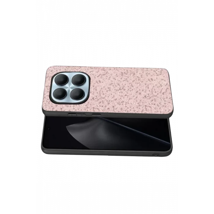Mey İthalat®   Redmi Note 15 4G Bright Simli Kapak - Pembe