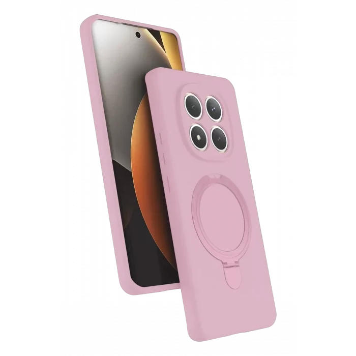 Mey İthalat®   Redmi Note 15 4G Regal Magsafe Standlı Kapak - Açık Pembe