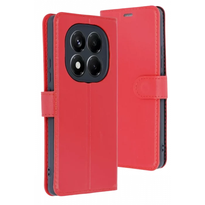 Mey İthalat®   Redmi Note 15 4G Trend S Plus Kapaklı Kılıf - Kırmızı