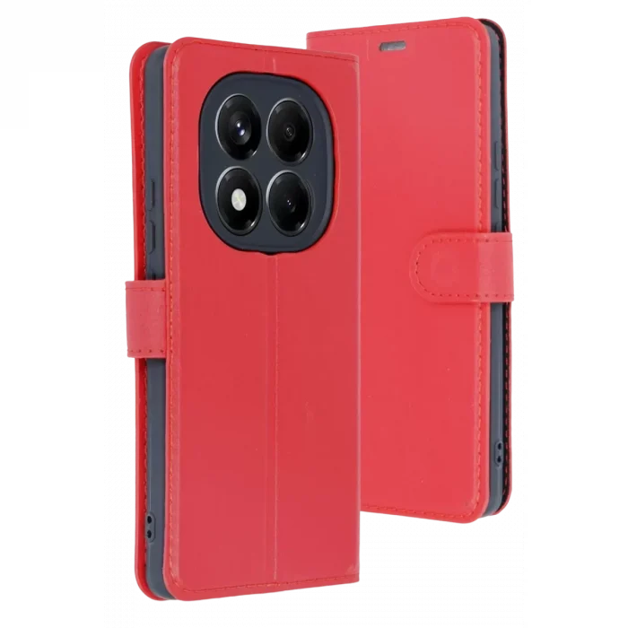 Mey İthalat®   Redmi Note 15 4G Trend S Plus Kapaklı Kılıf - Kırmızı