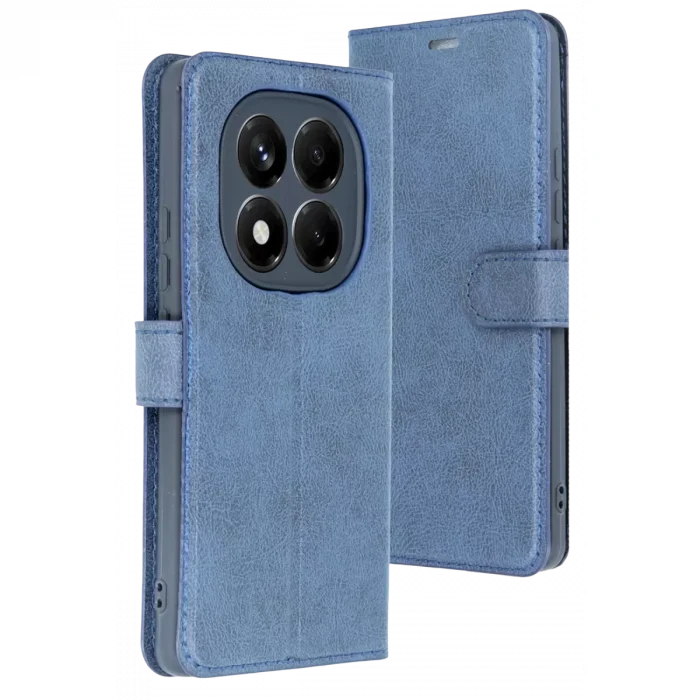 Mey İthalat®   Redmi Note 15 4G Trend S Plus Kapaklı Kılıf - Lacivert