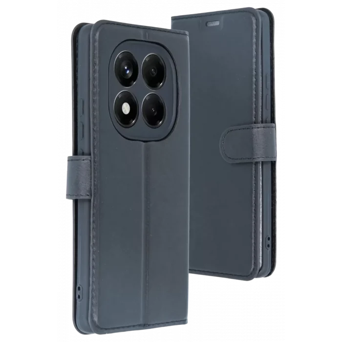Mey İthalat®   Redmi Note 15 4G Trend S Plus Kapaklı Kılıf - Siyah