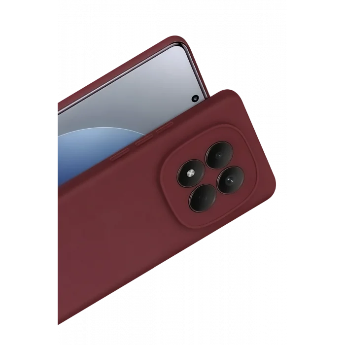 Mey İthalat®   Redmi Note 15 4G Viera Silikon - Bordo