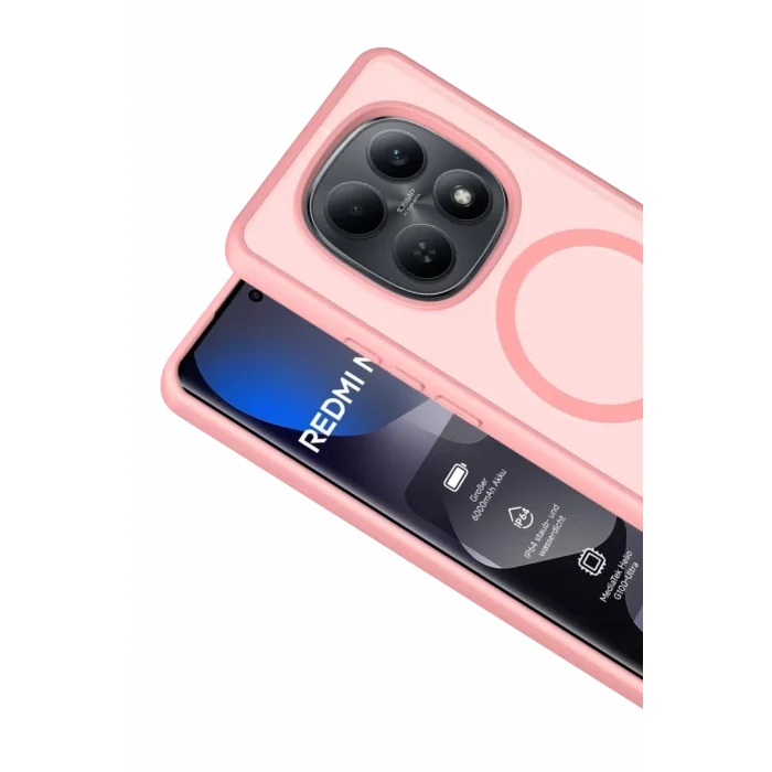 Mey İthalat®   Redmi Note 15 Pro 4G Jota Magsafe Kapak - Pudra