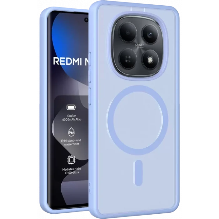 Mey İthalat®   Redmi Note 15 Pro 5G Jota Magsafe Kapak - Açık Mavi