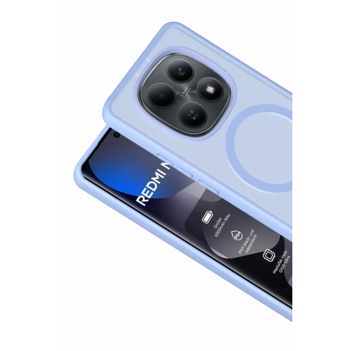 Mey İthalat®   Redmi Note 15 Pro 5G Jota Magsafe Kapak - Açık Mavi