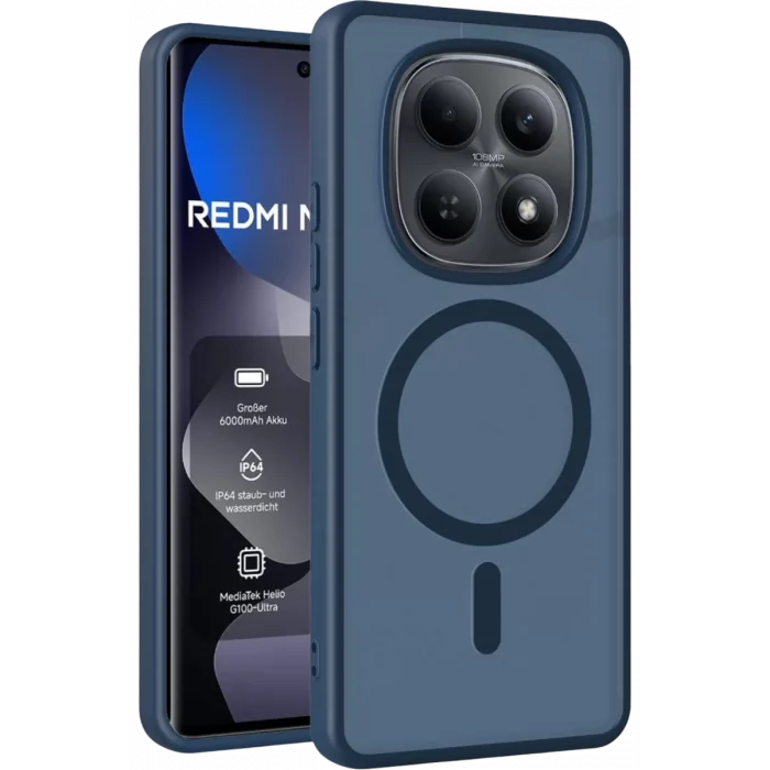 Mey İthalat®   Redmi Note 15 Pro 5G Jota Magsafe Kapak - Lacivert