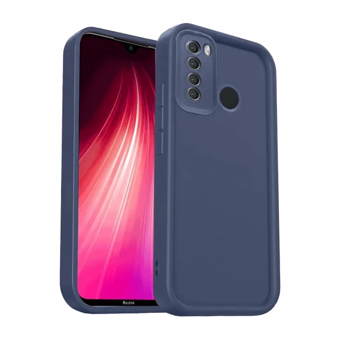 Mey İthalat®   Redmi Note 8 Kılıf Viera Silikon - Lacivert