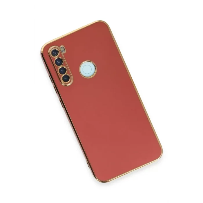 Mey İthalat®   Redmi Note 8 Kılıf Volet Silikon - Kırmızı