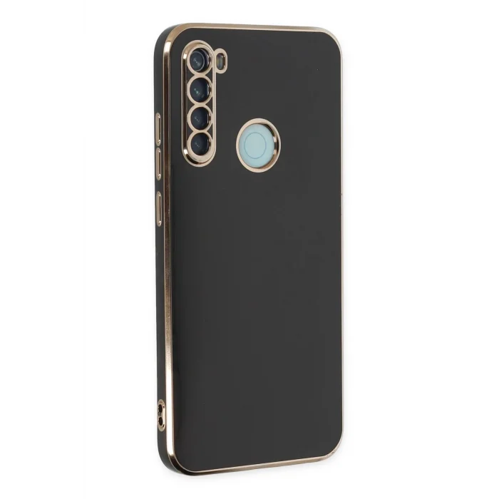 Mey İthalat®   Redmi Note 8 Kılıf Volet Silikon - Siyah