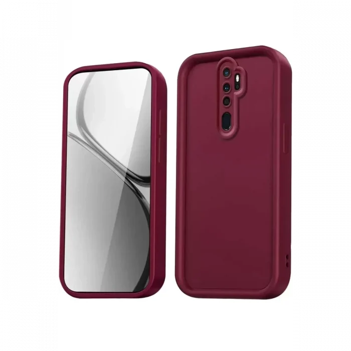 Mey İthalat®   Redmi Note 8 Pro Kılıf Viera Silikon - Bordo