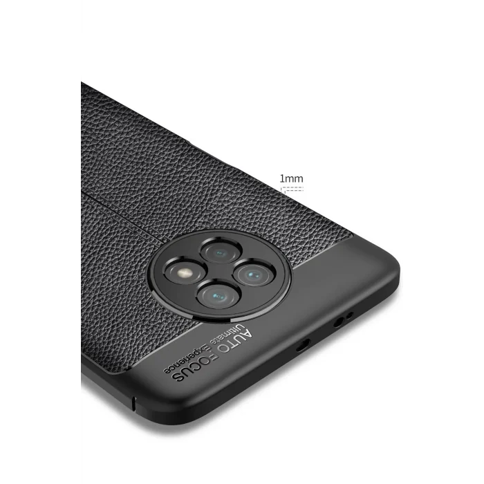 Mey İthalat®   Redmi Note 9 5G Kılıf Auto Focus Kapak - Siyah