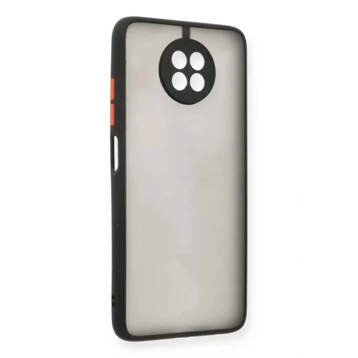 Mey İthalat®   Redmi Note 9 5G Kılıf Montreal Silikon Kapak - Siyah