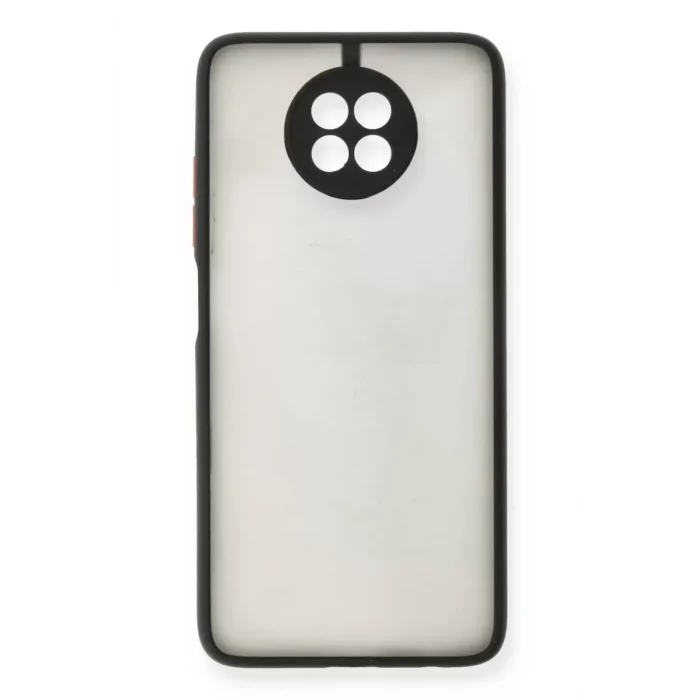 Mey İthalat®   Redmi Note 9 5G Kılıf Montreal Silikon Kapak - Siyah