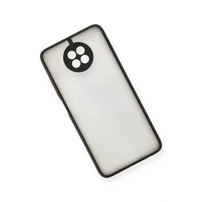 Mey İthalat®   Redmi Note 9 5G Kılıf Montreal Silikon Kapak - Siyah