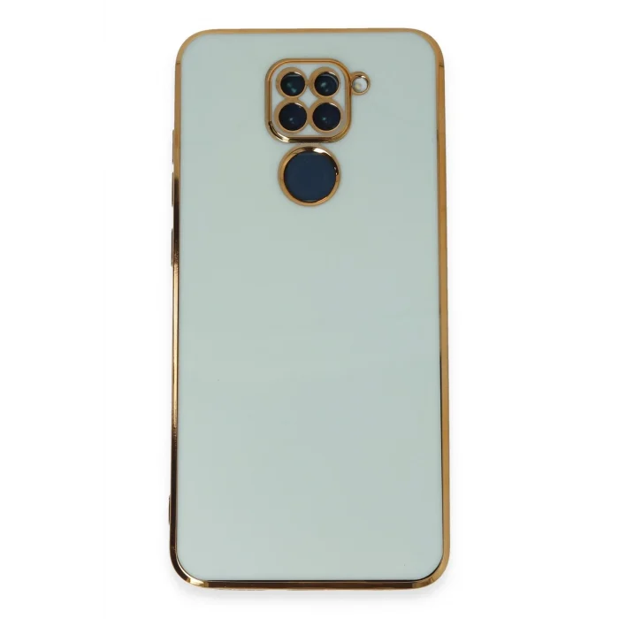 Mey İthalat®   Redmi Note 9 Kılıf Volet Silikon - Açık Yeşil