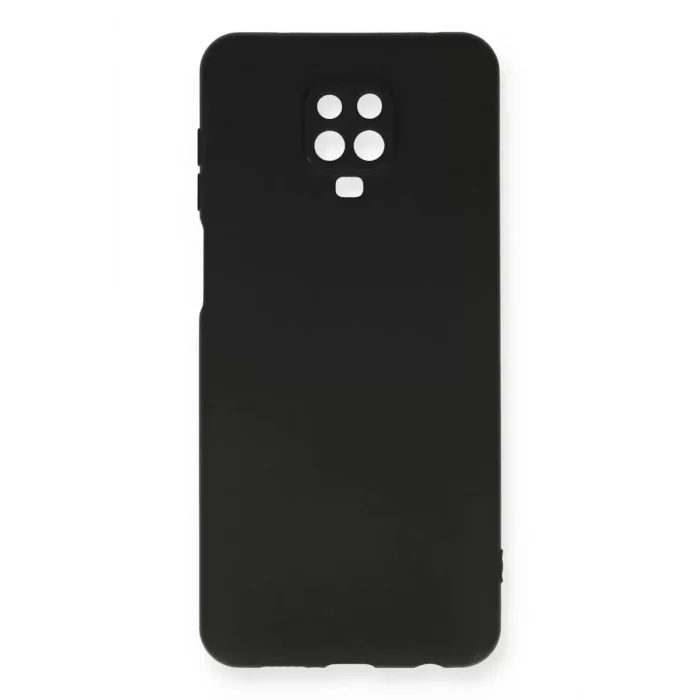 Mey İthalat®   Redmi Note 9 Pro Kılıf Nano içi Kadife Silikon - Siyah