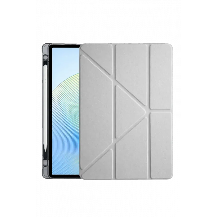 Mey İthalat®   Redmi Pad 2 Kalemlikli Mars Tablet Kılıfı - Gri