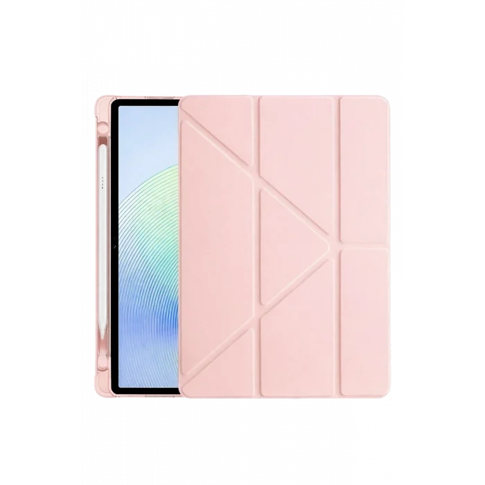 Mey İthalat®   Redmi Pad 2 Kalemlikli Mars Tablet Kılıfı - Rose Gold