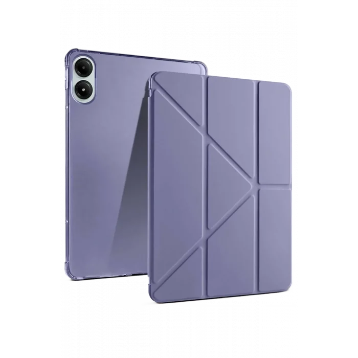 Mey İthalat®   Redmi Pad Pro 12.1 Kılıf Kalemlikli Mars Tablet Kılıfı - Lavender