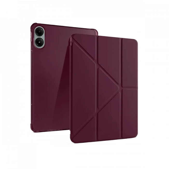 Mey İthalat®   Redmi Pad Pro 12.1 Kılıf Kalemlikli Mars Tablet Kılıfı - Mürdüm
