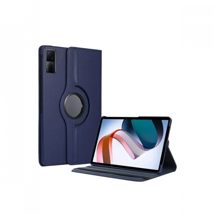 Mey İthalat®   Redmi Pad SE 4G Kılıf 360 Tablet Deri Kılıf - Lacivert