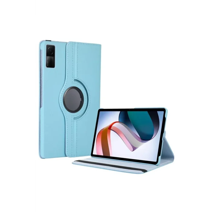 Mey İthalat®   Redmi Pad SE 4G Kılıf 360 Tablet Deri Kılıf - Turkuaz