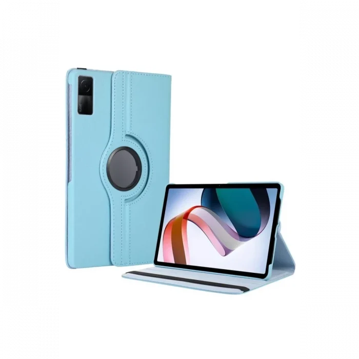 Mey İthalat®   Redmi Pad SE 4G Kılıf 360 Tablet Deri Kılıf - Turkuaz