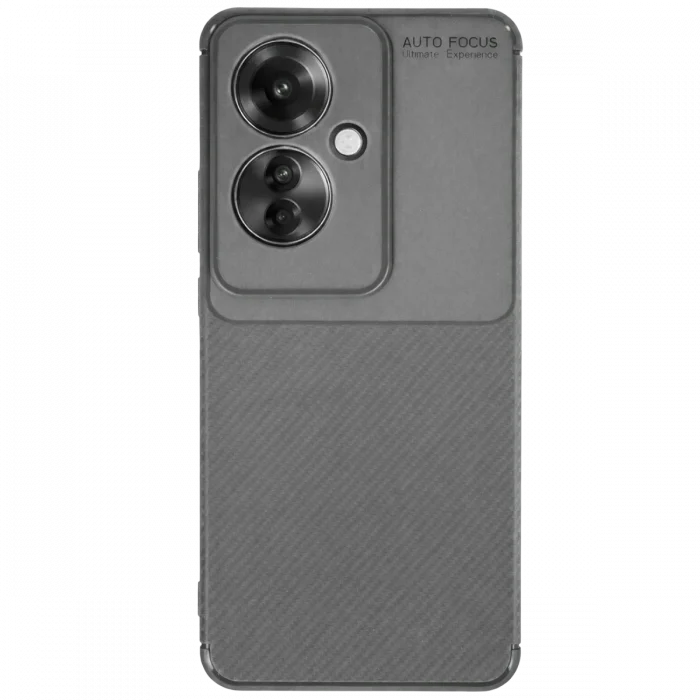 Mey İthalat®   Reno 11F Kılıf Auto Focus Karbon Kapak - Gri