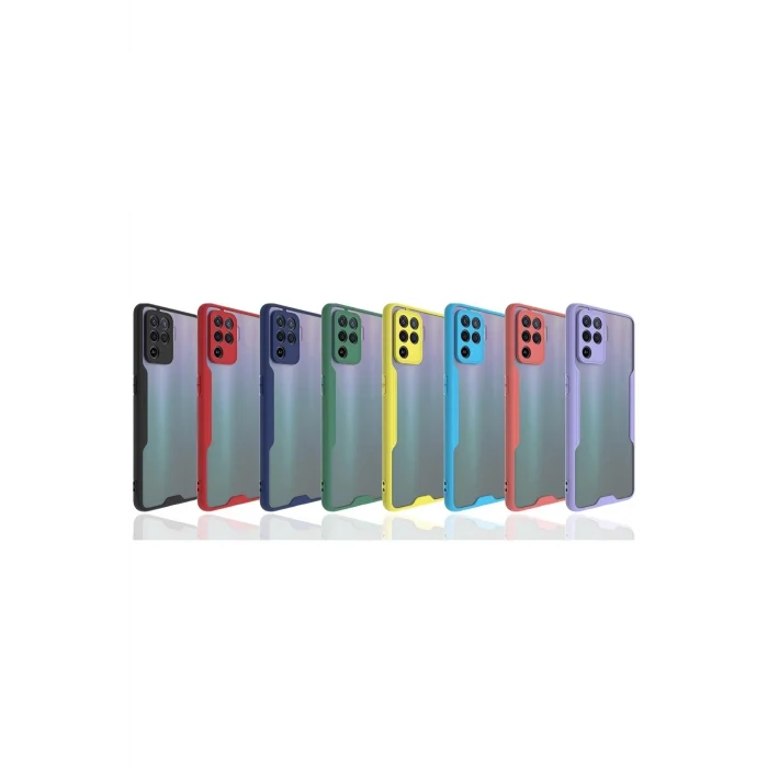 Mey İthalat®   Reno 5 Lite Kılıf Platin Silikon - Sarı