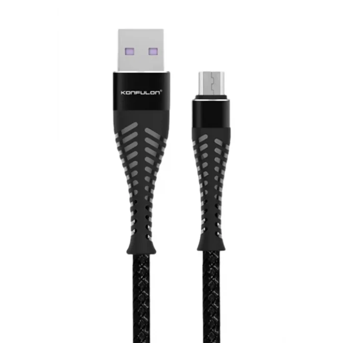 Mey İthalat®  S61 Micro USB Kablo 1.2M 2.1A - Siyah