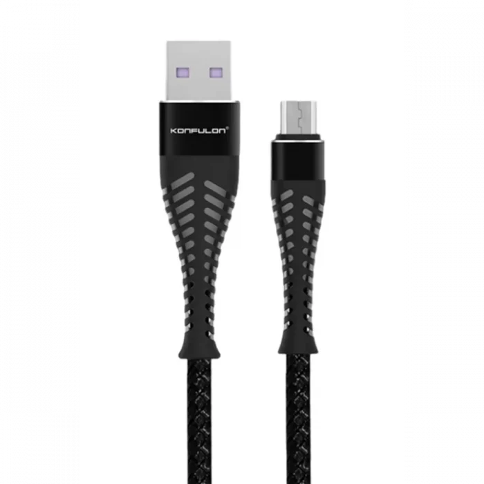 Mey İthalat®  S61 Micro USB Kablo 1.2M 2.1A - Siyah