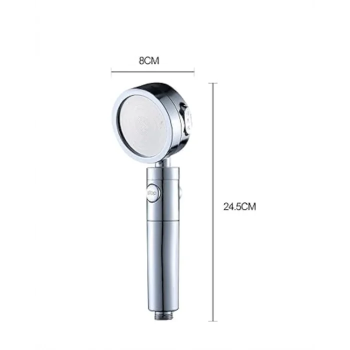 Mey İthalat® Sağlam Metal Hortum Bağlantılı, 360° Hareketli Duş Başlığı