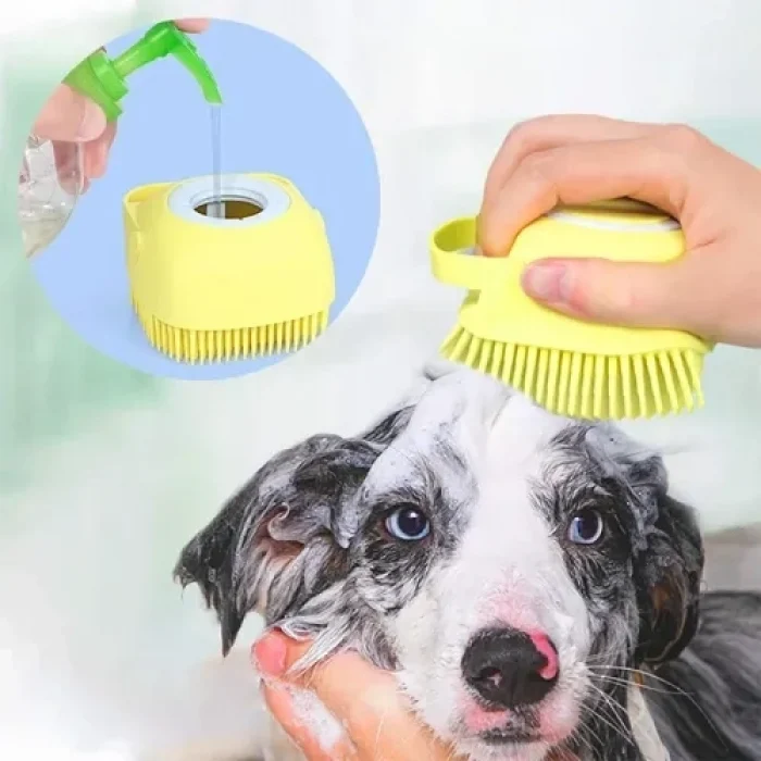 Mey İthalat® Şampuan Hazneli Kedi Köpek Yıkama Kesesi