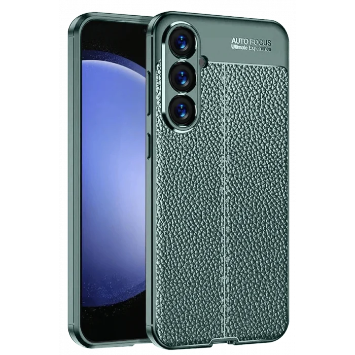 Mey İthalat®  Samsung A56 Kılıf Auto Focus Kapak - Koyu Yeşil