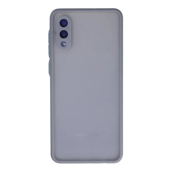 Mey İthalat®  Samsung Galaxy A02 Kılıf Montreal Silikon Kapak - Gri