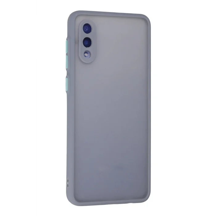 Mey İthalat®  Samsung Galaxy A02 Kılıf Montreal Silikon Kapak - Gri