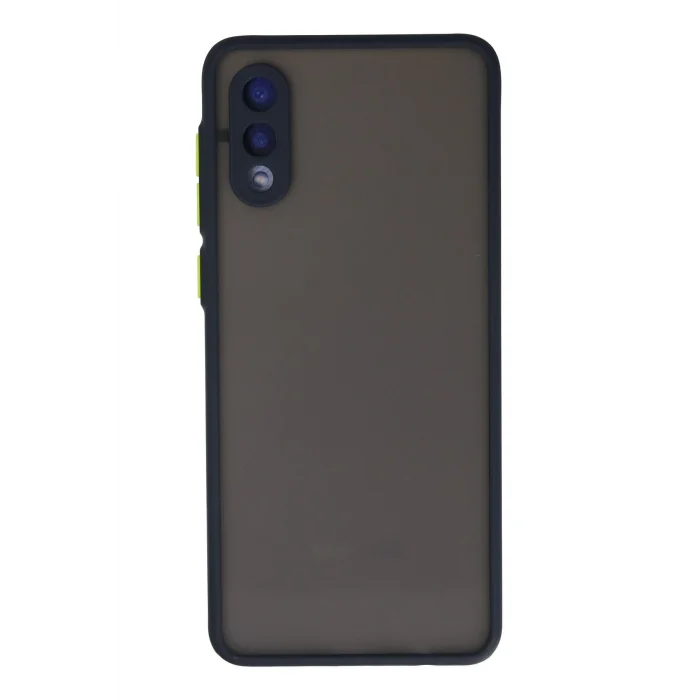 Mey İthalat®  Samsung Galaxy A02 Kılıf Montreal Silikon Kapak - Lacivert