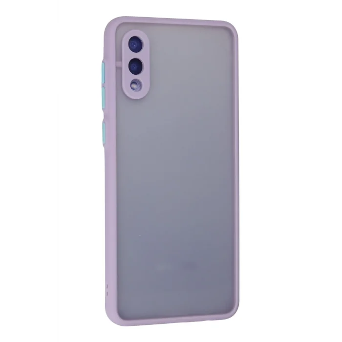 Mey İthalat®  Samsung Galaxy A02 Kılıf Montreal Silikon Kapak - Mor